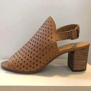 Lucky Brand Verazino Heeled Sandals - Brown